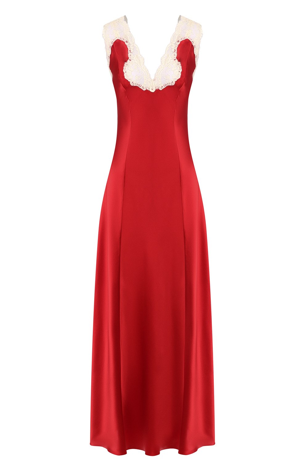 Женская соро�чка JANE WOOLRICH красного цвета, арт. 56713 | Фото 1 (Материал внешний: Шелк; Статус проверки: Проверена категория)