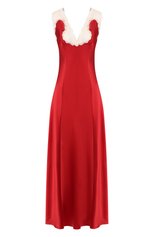 Женская сорочка JANE WOOLRICH красного цвета, арт. 56713 | Фото 1 (Материал внешний: Шелк; Статус проверки: Проверена категория)