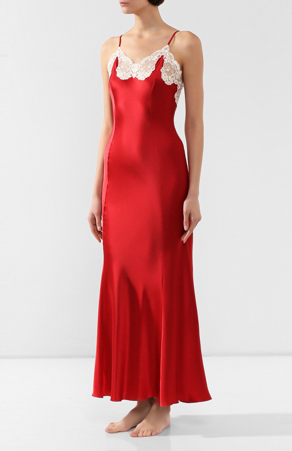 Женская красная сорочка JANE WOOLRICH купить в интернет-магазине ЦУМ, арт.  56712