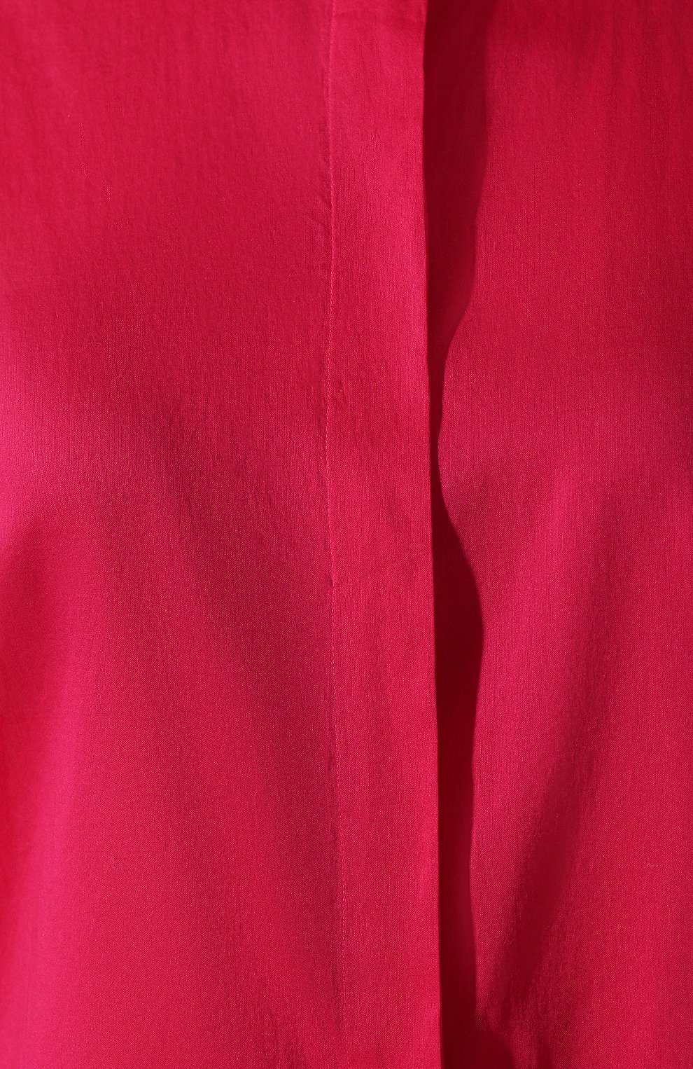 Женская х�лопковая рубашка THEORY фуксия цвета, арт. J1104511 | Фото 5 (Рукава: Длинные; Принт: Без принта; Женское Кросс-КТ: Рубашка-одежда; Длина (для топов): Стандартные; Материал внешний: Хлопок; Статус проверки: Проверена категория)