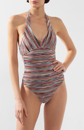 Женский слитный купальник MISSONI разноцветного цвета по цене 41600 руб., арт. MMP00031/BK00IC | Фото 2 Женский слитный купальник MISSONI разноцветного цвета, арт. MMP00031/BK00IC | Фото 2