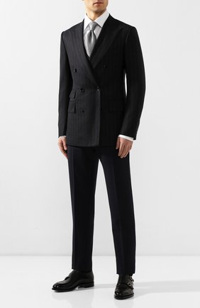 Мужской шерстяной пиджак TOM FORD темно-серого цвета по цене 274500 руб., арт. 644R08/11ED40 | Фото 2 Мужской шерстяной пиджак TOM FORD темно-серого цвета, арт. 644R08/11ED40 | Фото 2