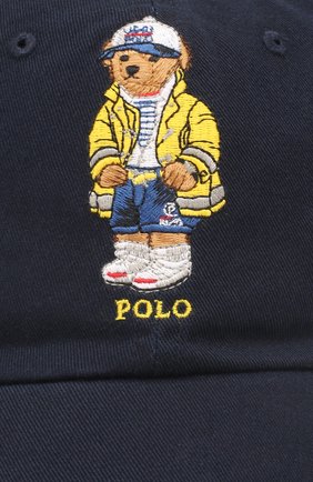 Мужской хлопковая бейсболка POLO RALPH LAUREN темно-синего цвета по цене 3900 руб., арт. 710790285 | Фото 3 Мужской хлопковая бейсболка POLO RALPH LAUREN темно-синего цвета, арт. 710790285 | Фото 3