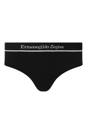 Мужские хлопковые брифы ERMENEGILDO ZEGNA черного цвета по цене 3415 руб., арт. N3L610950 | Фото 1 Мужские хлопковые брифы ERMENEGILDO ZEGNA черного цвета, арт. N3L610950 | Фото 1
