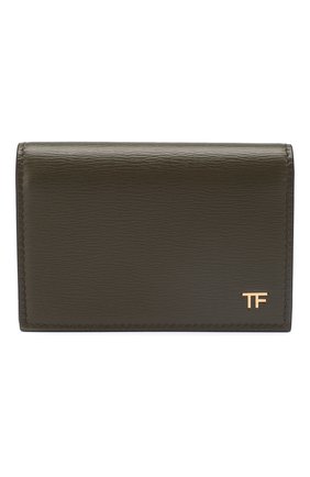 Мужской кожаный футляр для кредитных карт TOM FORD хаки цвета по цене 36700 руб., арт. Y0277T-LCL053 | Фото 1 Мужской кожаный футляр для кредитных карт TOM FORD хаки цвета, арт. Y0277T-LCL053 | Фото 1
