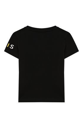 Детский футболка GIVENCHY черного цвета по цене 20700 руб., арт. H05119 | Фото 2 Детский футболка GIVENCHY черного цвета, арт. H05119 | Фото 2 (Материал внешний: Хлопок; Рукава: Короткие; Статус проверки: Проверена категория; Кросс-КТ НВ: Футболка; Ростовка одежда: 18 мес | 86 см, 24 мес | 92 см, 36 мес | 98 см, 9 мес | 74 см)