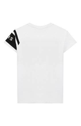 Детская хлопковая футболка GIVENCHY белого цвета по цене 14700 руб., арт. H25173 | Фото 2 Детская хлопковая футболка GIVENCHY белого цвета, арт. H25173 | Фото 2