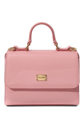 Детская кожаная сумка DOLCE & GABBANA светло-розового цвета по цене 31100 руб., арт. EB0103/A1471 | Фото 1 Детская кожаная сумка DOLCE & GABBANA светло-розового цвета, арт. EB0103/A1471 | Фото 1