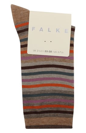 Женские носки profile stripe FALKE бежевого цвета по цене 1560 руб., арт. 46325_19_ | Фото 1 Женские носки profile stripe FALKE бежевого цвета, арт. 46325_19_ | Фото 1