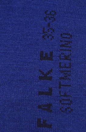 Женские носки softmerino FALKE синего цвета по цене 1640 руб., арт. 47488_19_ | Фото 2 Женские носки softmerino FALKE синего цвета, арт. 47488_19_ | Фото 2
