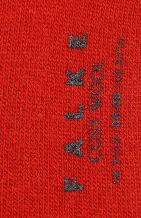 Женские носки cosy wool FALKE красного цвета по цене 1850 руб., арт. 47548_19_ | Фото 2 Женские носки cosy wool FALKE красного цвета, арт. 47548_19_ | Фото 2
