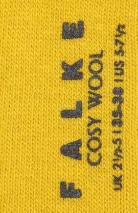Женские носки cosy wool FALKE желтого цвета по цене 1850 руб., арт. 47548_19_ | Фото 2 Женские носки cosy wool FALKE желтого цвета, арт. 47548_19_ | Фото 2