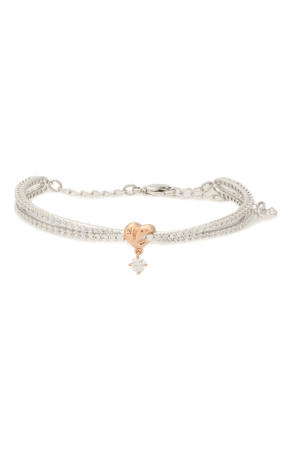 Женский браслет lifelong heart SWAROVSKI серебряного цвета, арт. 5516544 | Фото 1