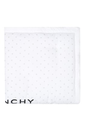 Детского хлопковое одеяло GIVENCHY белого цвета, арт. H90H41 | Фото 4 (Статус проверки: Проверена категория)