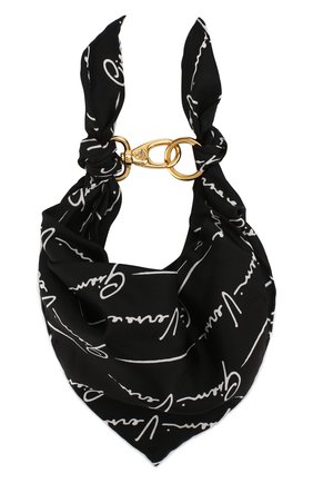 Женский шелковый платок VERSACE черного цвета по цене 20950 руб., арт. IC04501/A233534 | Фото 1 Женский шелковый платок VERSACE черного цвета, арт. IC04501/A233534 | Фото 1