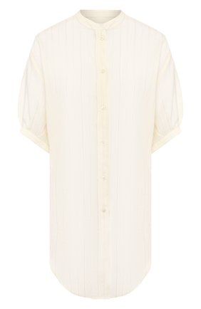 Женская шерстяная рубашка SAINT LAURENT белого цвета по цене 78300 руб., арт. 607547/Y3A79 | Фото 1 Женская шерстяная рубашка SAINT LAURENT белого цвета, арт. 607547/Y3A79 | Фото 1