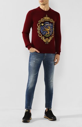 Мужские джинсы DOLCE & GABBANA голубого цвета по цене 52600 руб., арт. GW0ELZ/G8BZ0 | Фото 2 Мужские джинсы DOLCE & GABBANA голубого цвета, арт. GW0ELZ/G8BZ0 | Фото 2