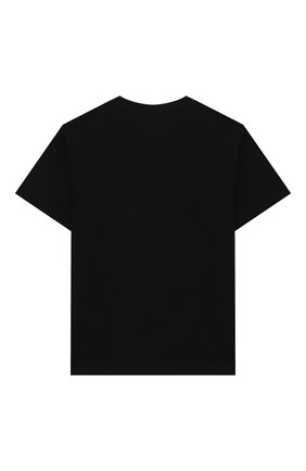 Детская хлопковая футболка STELLA MCCARTNEY черного цвета по цене 3240 руб., арт. 588492/S0JF9 | Фото 2 Детская хлопковая футболка STELLA MCCARTNEY черного цвета, арт. 588492/S0JF9 | Фото 2