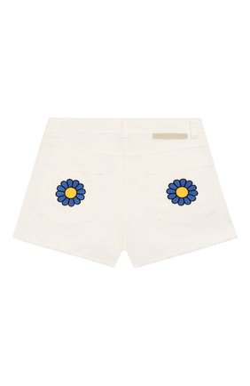 Детские джинсовые шорты STELLA MCCARTNEY белого цвета по цене 4995 руб., арт. 588592/S0KA1 | Фото 2 Детские джинсовые шорты STELLA MCCARTNEY белого цвета, арт. 588592/S0KA1 | Фото 2