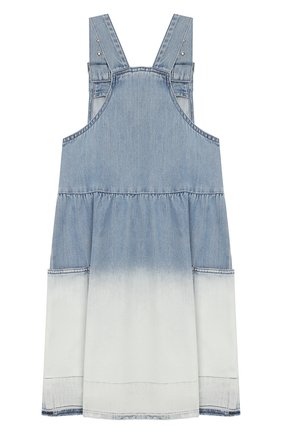 Детское джинсовый сарафан STELLA MCCARTNEY голубого цвета по цене 5995 руб., арт. 588706/S0K57 | Фото 2 Детское джинсовый сарафан STELLA MCCARTNEY голубого цвета, арт. 588706/S0K57 | Фото 2
