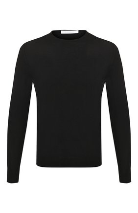 Мужской хлопковый джемпер CRUCIANI черного цвета по цене 39950 руб., арт. CU558.G02 | Фото 1 Мужской хлопковый джемпер CRUCIANI черного цвета, арт. CU558.G02 | Фото 1