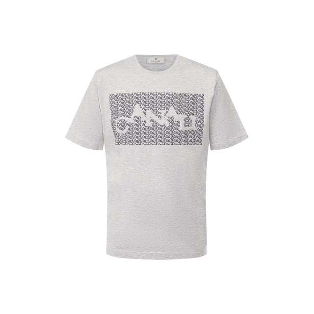Хлопковая футболка Canali 10759363