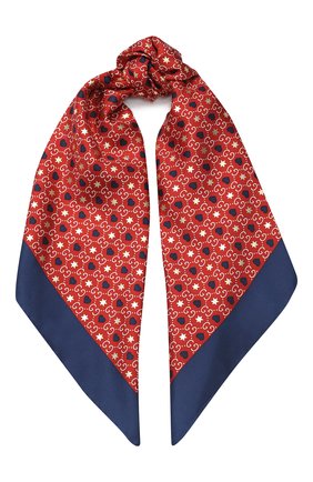 Женский шелковый платок GUCCI красного цвета по цене 34700 руб., арт. 583652/3G001 | Фото 1 Женский шелковый платок GUCCI красного цвета, арт. 583652/3G001 | Фото 1