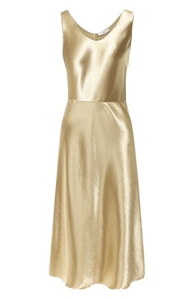 Женское платье VINCE золотого цвета по цене 36350 руб., арт. V630251109 | Фото 1 Женское платье VINCE золотого цвета, арт. V630251109 | Фото 1