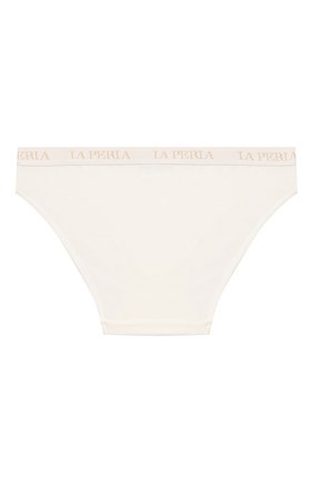 Детские хлопковые трусы LA PERLA кремвого цвета по цене 4120 руб., арт. 71097/2A-6A | Фото 2 Детские хлопковые трусы LA PERLA кремвого цвета, арт. 71097/2A-6A | Фото 2