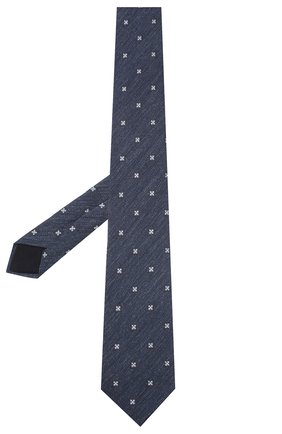 Мужской шелковый галстук CORNELIANI синего цвета по цене 9950 руб., арт. 85U306-0120377/00 | Фото 2 Мужской шелковый галстук CORNELIANI синего цвета, арт. 85U306-0120377/00 | Фото 2