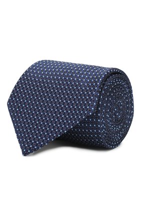 Мужской шелковый галстук CORNELIANI темно-синего цвета по цене 11900 руб., арт. 85U302-0120374/00 | Фото 1 Мужской шелковый галстук CORNELIANI темно-синего цвета, арт. 85U302-0120374/00 | Фото 1