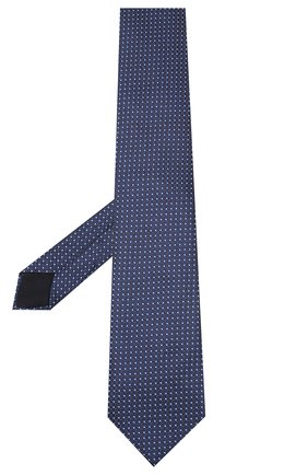 Мужской шелковый галстук CORNELIANI темно-синего цвета по цене 11900 руб., арт. 85U302-0120374/00 | Фото 2 Мужской шелковый галстук CORNELIANI темно-синего цвета, арт. 85U302-0120374/00 | Фото 2