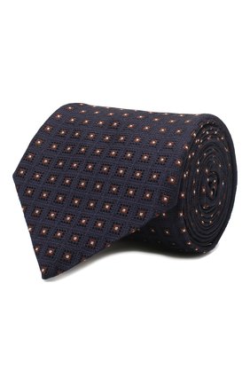 Мужской шелковый галстук CORNELIANI темно-синего цвета по цене 11900 руб., арт. 85U302-0120372/00 | Фото 1 Мужской шелковый галстук CORNELIANI темно-синего цвета, арт. 85U302-0120372/00 | Фото 1
