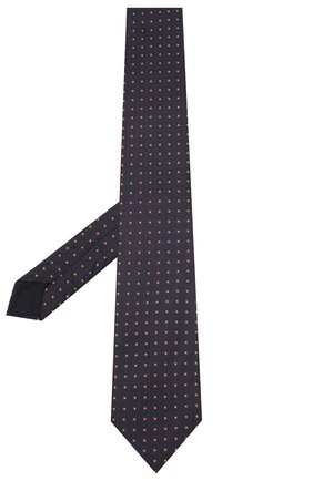 Мужской шелковый галстук CORNELIANI темно-синего цвета по цене 11900 руб., арт. 85U302-0120372/00 | Фото 2 Мужской шелковый галстук CORNELIANI темно-синего цвета, арт. 85U302-0120372/00 | Фото 2