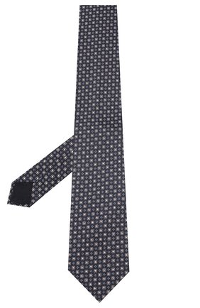 Мужской шелковый галстук CORNELIANI синего цвета по цене 11900 руб., арт. 85U302-0120369/00 | Фото 2 Мужской шелковый галстук CORNELIANI синего цвета, арт. 85U302-0120369/00 | Фото 2