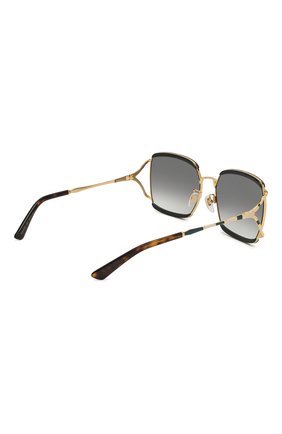 Женские солнцезащитные очки GUCCI черного цвета по цене 33900 руб., арт. GG0593SK 004 | Фото 4 Женские солнцезащитные очки GUCCI черного цвета, арт. GG0593SK 004 | Фото 4