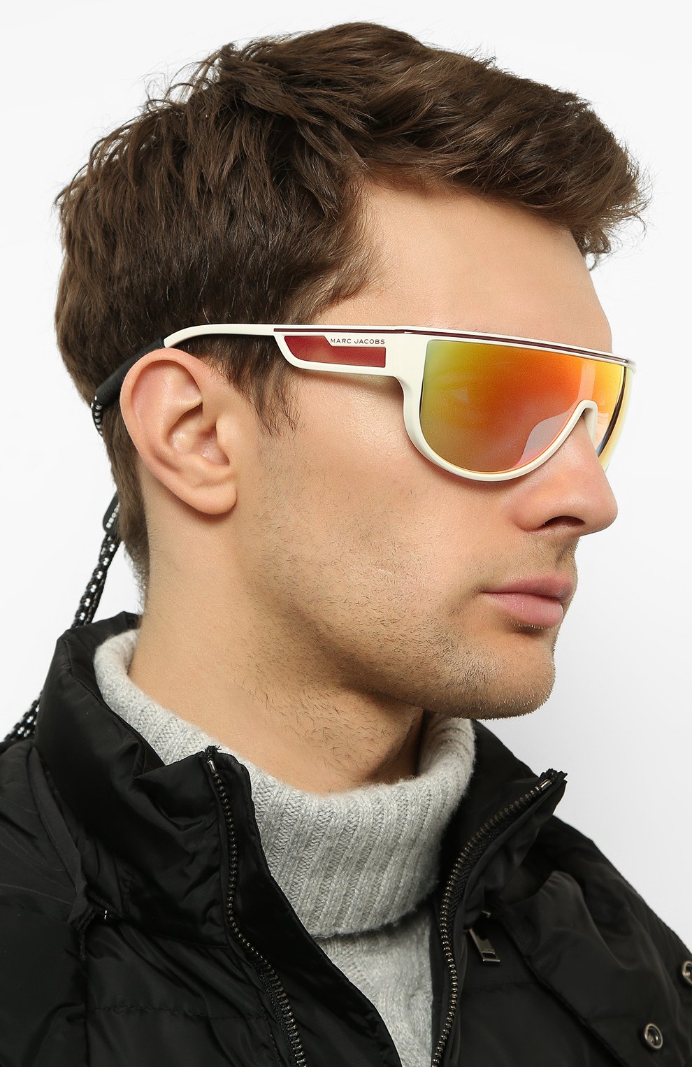 Женские солнцезащитные очки MARC JACOBS (THE) белого цвета по цене 12900 руб., арт. MARC 410 VK6 | Фото 3 Женские солнцезащитные очки MARC JACOBS (THE) белого цвета, арт. MARC 410 VK6 | Фото 3