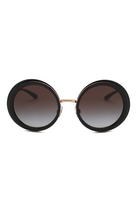 Женские солнцезащитные очки DOLCE & GABBANA черного цвета по цене 16300 руб., арт. 6127-501/8G | Фото 3 Женские солнцезащитные очки DOLCE & GABBANA черного цвета, арт. 6127-501/8G | Фото 3