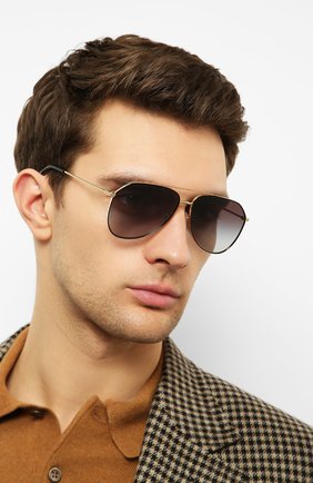 Женские солнцезащитные очки DOLCE & GABBANA золотого цвета по цене 19500 руб., арт. 2244-13348G | Фото 3 Женские солнцезащитные очки DOLCE & GABBANA золотого цвета, арт. 2244-13348G | Фото 3 (Тип очков: С/з; Статус проверки: Проверена категория; Очки форма: Авиаторы; Оптика Гендер: оптика-унисекс)