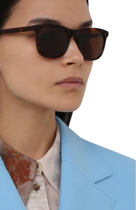 Женские солнцезащитные очки LORO PIANA коричневого цвета по цене 43700 руб., арт. FAI4927 | Фото 2 Женские солнцезащитные очки LORO PIANA коричневого цвета, арт. FAI4927 | Фото 2