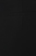 Женские шелковые брюки GIORGIO ARMANI темно-синего цвета, арт. 0SHPP0A8/T0010 | Фото 5 (Материал внешний: Шелк; Длина (брюки, джинсы): Стандартные; Женское Кросс-КТ: Брюки-одежда; Силуэт Ж (брюки и джинсы): Прямые; Случай: Формальный; Статус проверки: Проверена категория)