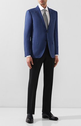 Мужской шерстяной пиджак ERMENEGILDO ZEGNA синего цвета по цене 168500 руб., арт. 749128/15M220 | Фото 2 Мужской шерстяной пиджак ERMENEGILDO ZEGNA синего цвета, арт. 749128/15M220 | Фото 2