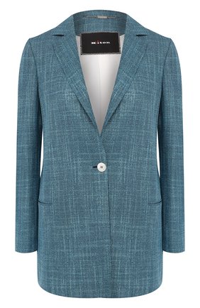 Женский жакет KITON зеленого цвета по цене 389500 руб., арт. D49531K06S15 | Фото 1 Женский жакет KITON зеленого цвета, арт. D49531K06S15 | Фото 1 (Материал подклада: Шелк; Рукава: Длинные; Материал внешний: Шерсть, Шелк, Кашемир; Случай: Формальный; 1-2-бортные: Однобортные; Женское Кросс-КТ: Жакет-одежда; Статус проверки: Проверена категория; Длина (для топов): Удлиненные; Региональные ограничения белый список (Axapta Mercury): RU)