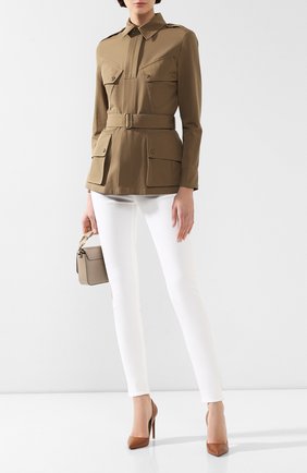 Женский хлопковый тренч RALPH LAUREN хаки цвета по цене 216500 руб., арт. 290790468 | Фото 2 Женский хлопковый тренч RALPH LAUREN хаки цвета, арт. 290790468 | Фото 2
