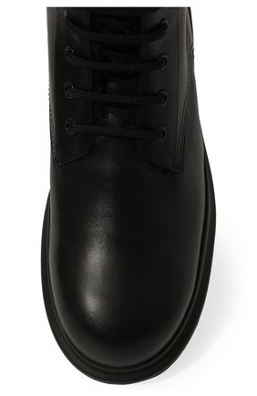 Мужские кожаные ботинки ALEXANDER MCQUEEN черного цвета, арт. 604235/WHXE2 | Фото 6 (Материал внешний: Кожа; Материал утеплителя: Натуральный мех; Мужское Кросс-КТ: Ботинки-обувь, Байкеры-обувь, зимние ботинки; Длина стельки: 27,8, 26, 28,6; Материал внутренний: Натуральная кожа; Подошва: Массивная; Статус проверки: Проверена категория)