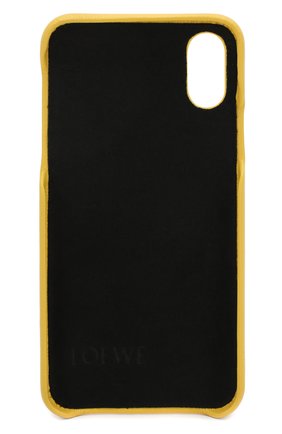 Мужской кожаный чехол для iphone x/xs LOEWE желтого цвета по цене 18400 руб., арт. 103.30AB07 | Фото 2 Мужской кожаный чехол для iphone x/xs LOEWE желтого цвета, арт. 103.30AB07 | Фото 2
