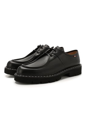 Мужской кожаные дерби BALLY черного цвета по цене 41850 руб., арт. LYSANDER/120 | Фото 1 Мужской кожаные дерби BALLY черного цвета, арт. LYSANDER/120 | Фото 1