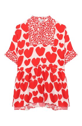 Детское платье STELLA MCCARTNEY красного цвета по цене 7920 руб., арт. 588680/S0K55 | Фото 1 Детское платье STELLA MCCARTNEY красного цвета, арт. 588680/S0K55 | Фото 1