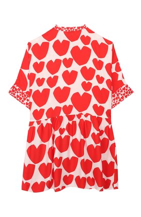 Детское платье STELLA MCCARTNEY красного цвета по цене 7920 руб., арт. 588680/S0K55 | Фото 2 Детское платье STELLA MCCARTNEY красного цвета, арт. 588680/S0K55 | Фото 2