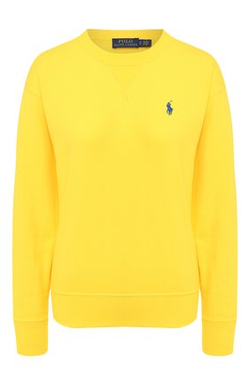 Женская хлопковый свитшот POLO RALPH LAUREN желтого цвета по цене 8900 руб., арт. 211780304 | Фото 1 Женская хлопковый свитшот POLO RALPH LAUREN желтого цвета, арт. 211780304 | Фото 1